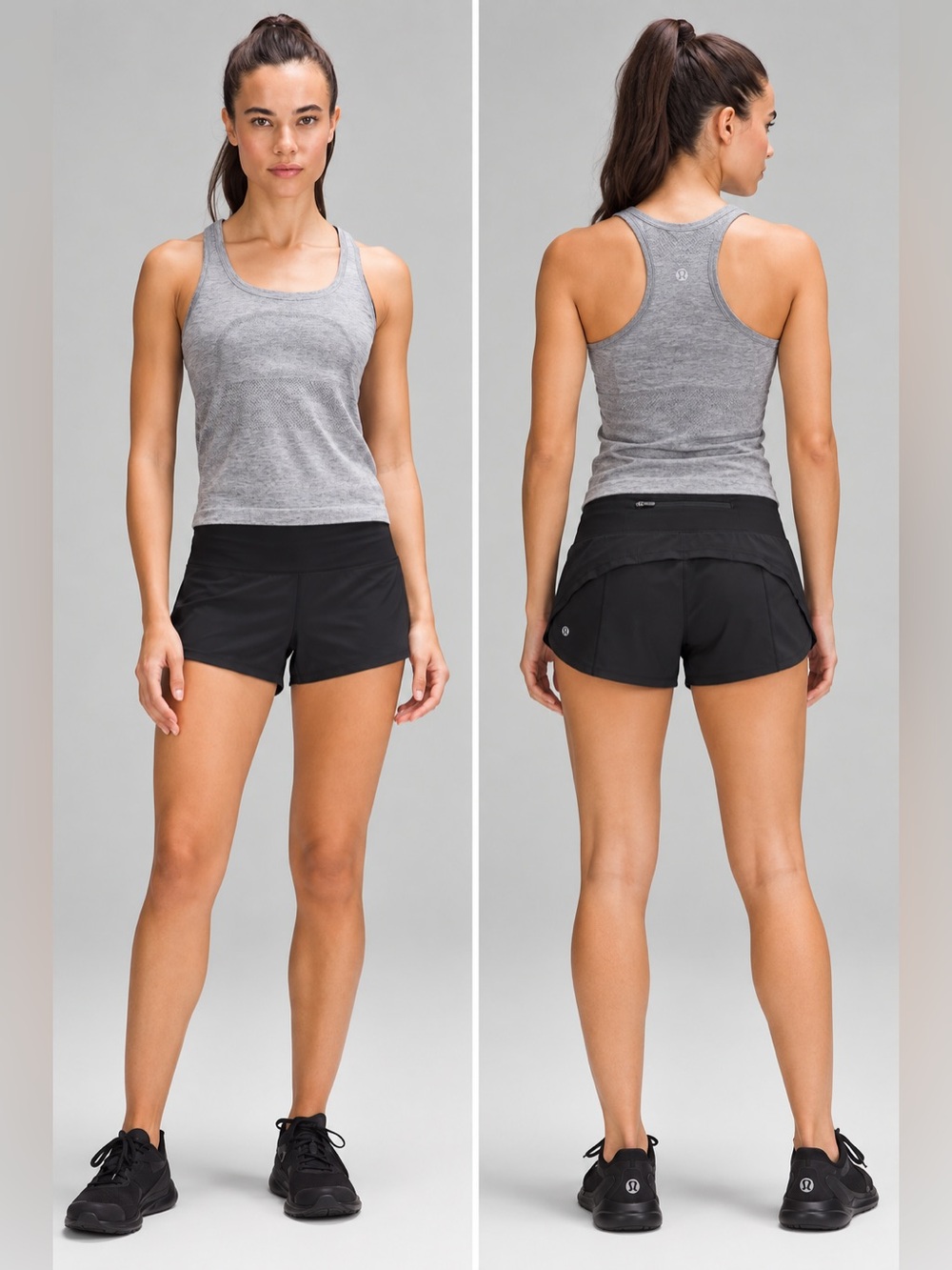 Lululemon Speed Up Low-Rise Lined Short 2.5” Black Size 12 NWT